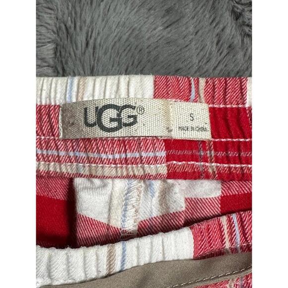 UGG Women’s Red Plaid Flannel Pajama Set – Shirt (M) & Pants (S) - Picture 4 of 4